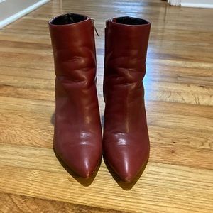 Sam Edelman red ankle Boots